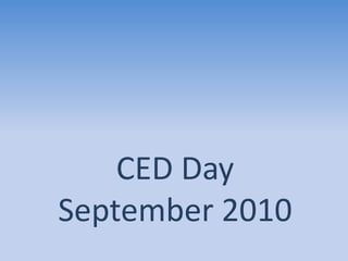 CED DaySeptember 2010 