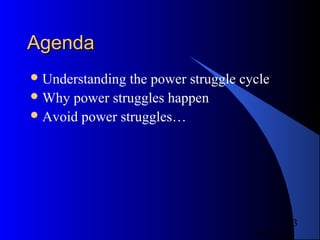 BHS_Avoiding Power Struggles | PPT