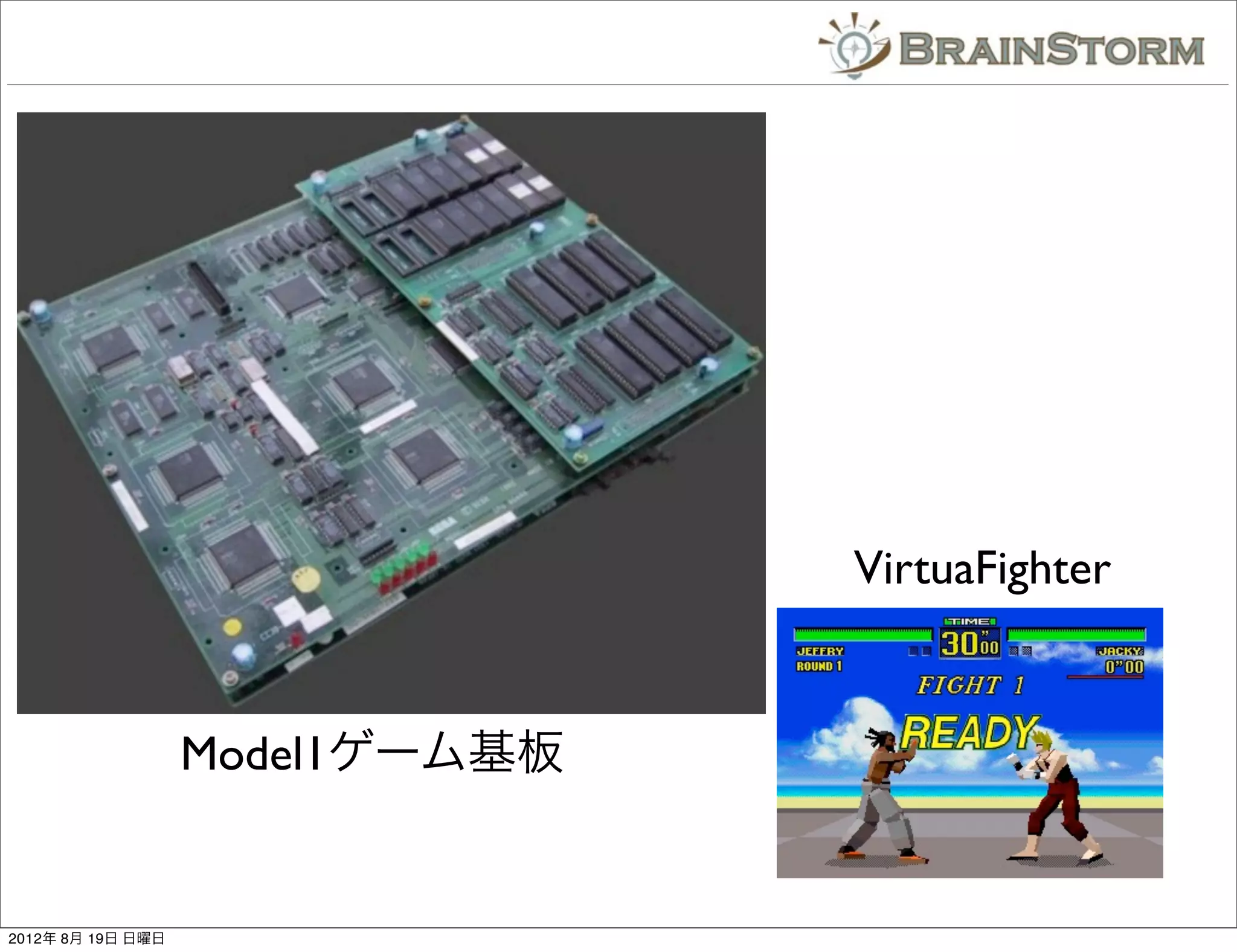 VirtuaFighter


                   Model1ゲーム基板


2012年 8月 19日 日曜日
 