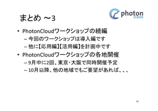 チャットの設定 
シーンの保存 
• ここでシーンを保存しま 
す 
File 
> Save Scene 
50 
 