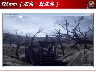 42
f25mmf25mm （広角～超広角）（広角～超広角）
 