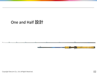 Copyright Drecom Co., Ltd. All Rights Reserved.	
 52
One	
  and	
  Half	
  設計	
 