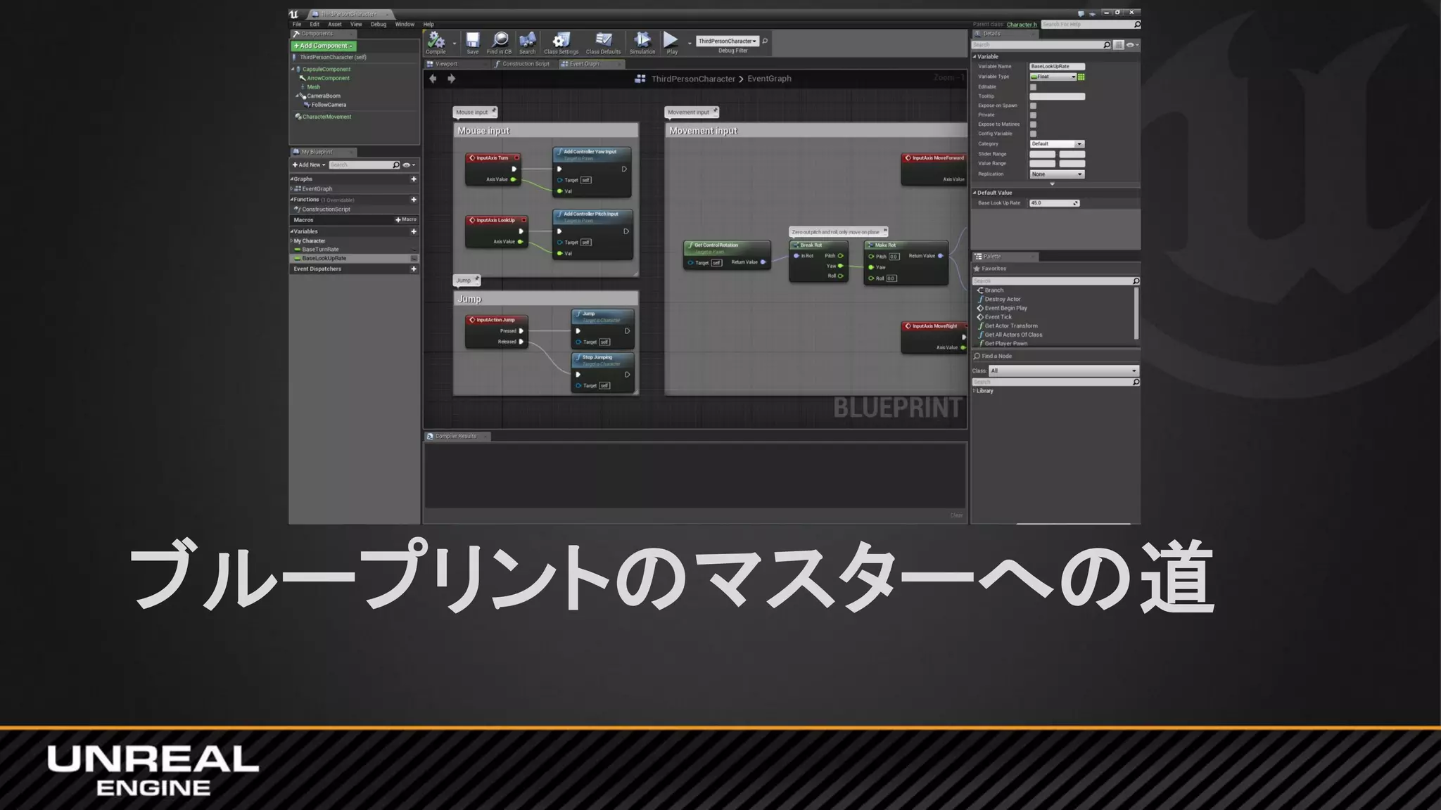 ブループリントのマスターへの道
 