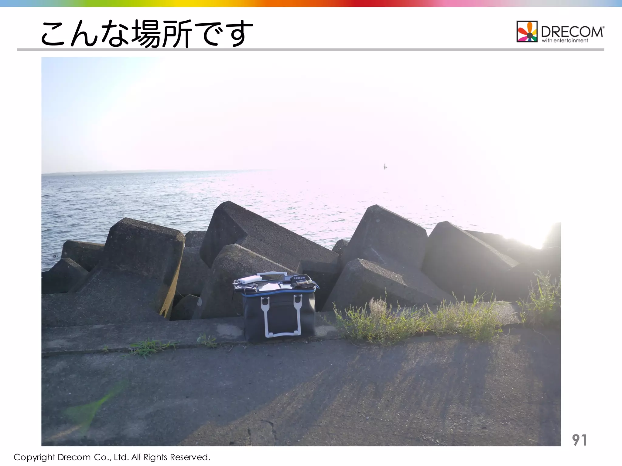 Copyright Drecom Co., Ltd. All Rights Reserved.
91
こんな場所です
 