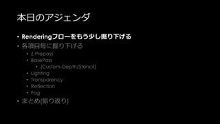 Renderingフローを
もう少し掘り下げる
(一階層だけ深く)
5(2)16:35
 