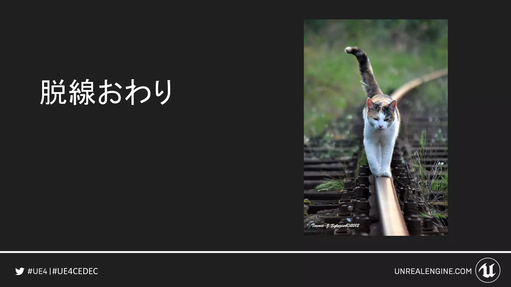 #UE4CEDEC
脱線おわり
 