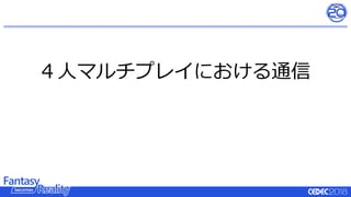 ４人マルチプレイにおける通信
 