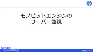 モノビットエンジンの
サーバー監視
 