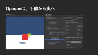 Opaqueは、手前から奥へ
 