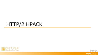 © SEGA
HTTP/2 HPACK
 