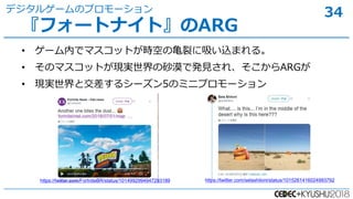 34
? `ڤǥޥåȤrդ΁wѤzޤ롣
? ΥޥåȤFgɰĮǰkҊ졢ARG
? FgȽ륷`5Υߥ˥ץ`
ե`ȥʥȡARG
ǥ륲`Υץ`
https://twitter.com/selashiloni/status/1015261416024993792https://twitter.com/FortniteBR/status/1014992994947293189
 
