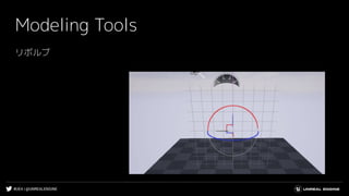 #UE4 | @UNREALENGINE
Modeling Tools
リボルブ
 