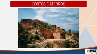 CORTES E ATERROS
 