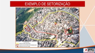 EXEMPLO DE SETORIZAÇÃO
 