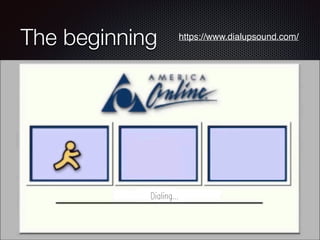 The beginning https://www.dialupsound.com/
 