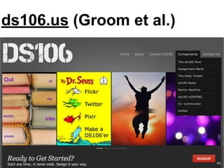 ds106.us (Groom et al.)
62
 