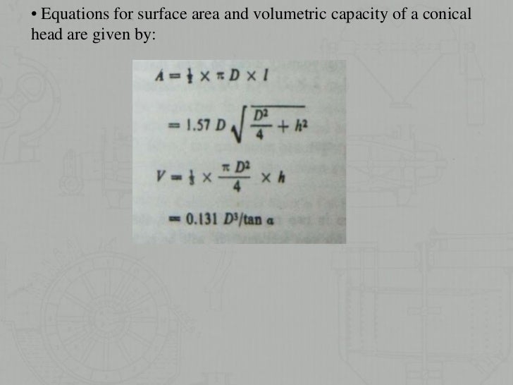 😎 Torispherical head surface area. Torispherical Head. 20190113