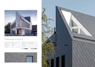 80 81
Zedelgem - DENC!-STUDIO (Gand)
I
I
Couleur de projet : Alterna Gris foncé
Professionnel et attractif
GRANDS BÂTIMENTS
Constructions neuves façade
MATÉRIAU
Alterna 40 x 40 x 10
RECOUVREMENT
Ardoises en losange -
Pose à damiers
GRANDS BÂTIMENTS
Constructions neuves toiture
MATÉRIAU
Alterna 40 x 40 x 10
RECOUVREMENT
Ardoises en losange -
Pose classique
 