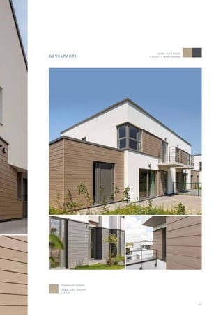 25
CEDRAL CLICK SMOOTH
C 03 KLEI
Drieskens en Dubois
GEVELPARTIJ
CEDRAL CLICK WOOD
C 03 KLEI - C 18 LEISTEENGRIJS
 