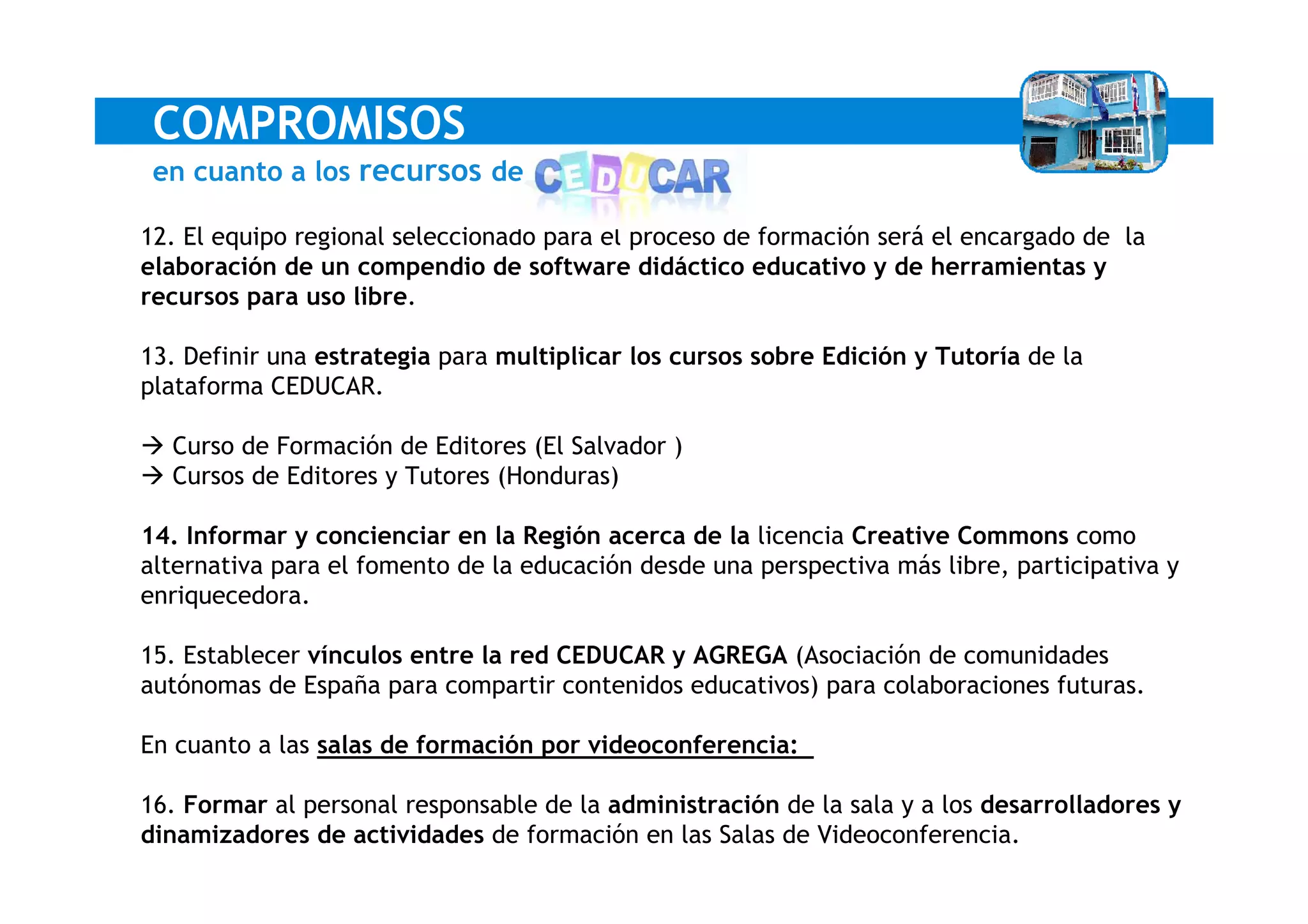 Fernando Fajardo Fernández - La Red CEDUCAR, un modelo de cooperación horizontal a través de las TIC