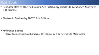 CEE103 - Lecture No 01.pdf applied electricity | PPT