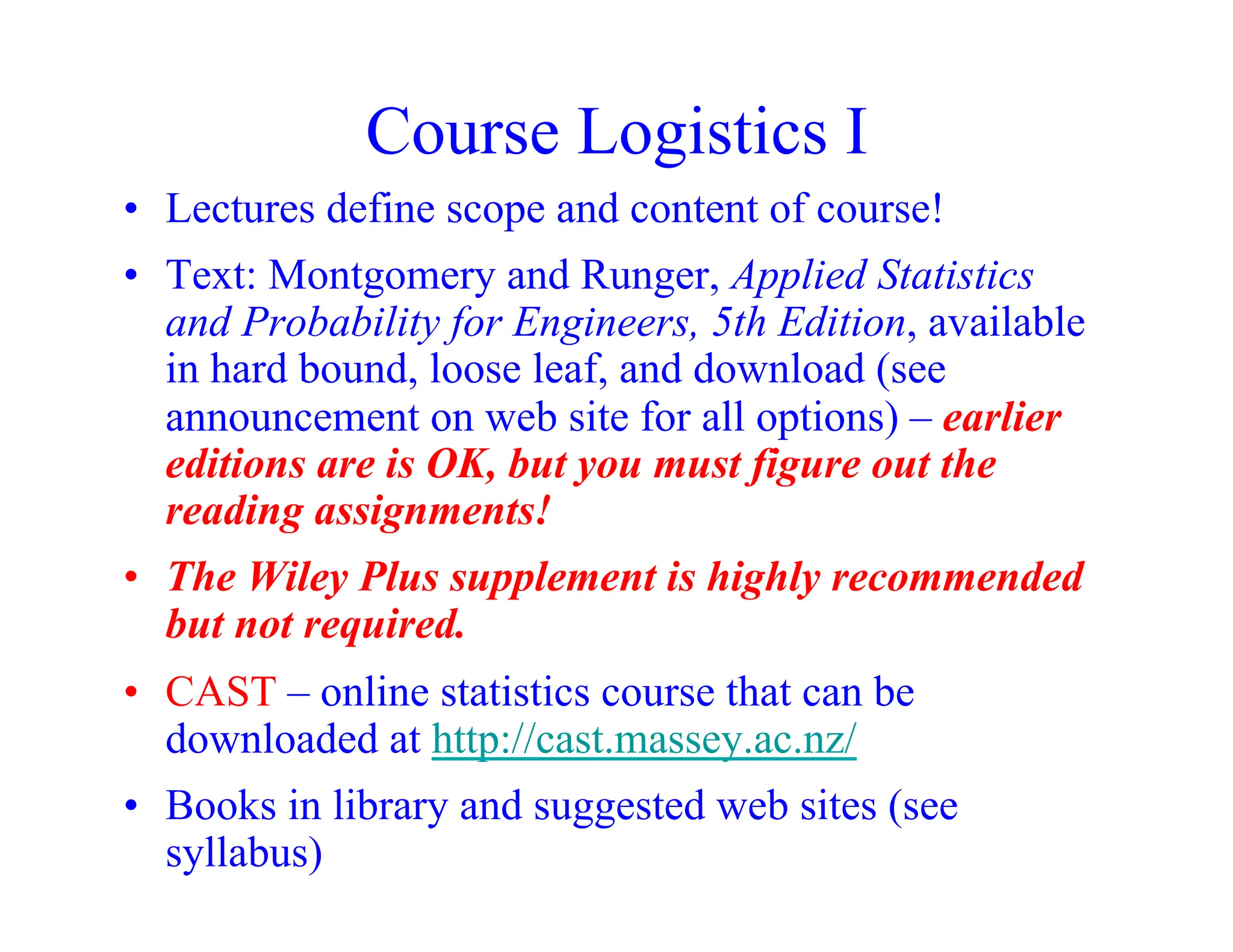 Probabilities and Statistics for Engineers 11 Lecture 1 | PDF