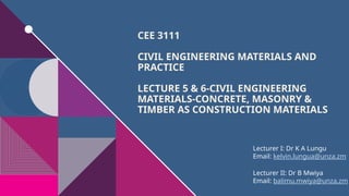 CEE 3111 Lecture 5 & 6 cuvil engineering intoductory to practice.pptx