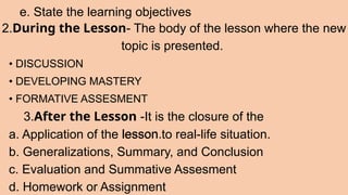 Developing lesson plan gejegkavbw gagsgf | PPTX
