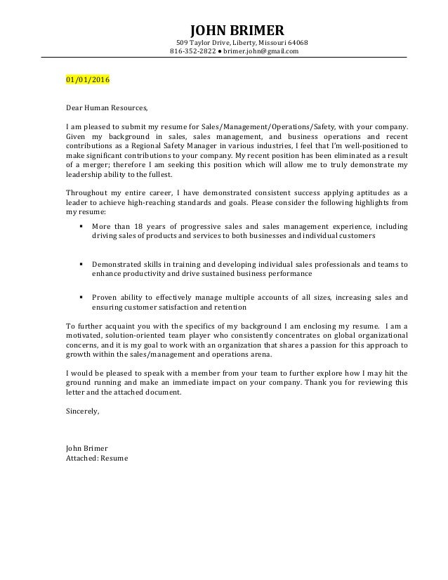 cover letter examples linkedin