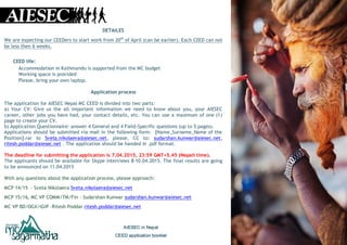 CEED in AIESEC NEPAL | PDF
