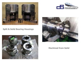 Split & Solid Bearing Housings 
Machined from Solid 
 