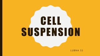 CELL
SUSPENSION
L U B N A S S
 