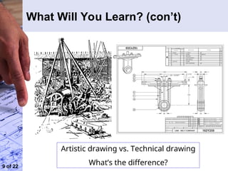 Comprehensive Introduction to Engineering Drawing and CAD Techniques | PPT