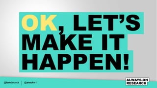 @tomderuyck   @anoukw1
 