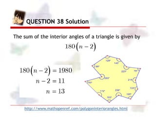 QUESTION 40 Solution

Using Venn Diagram
                            12 – UP & UST only
UP                    UST    6 – A...