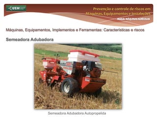 Prevenção e controle de riscos em Máquinas, Equipamentos e InstalaçõesMódulo MÁQUINAS AGRÍCOLASOnde e como se insere o EST no meio rural? Análise da NR 31 e seus dispositivos:31.14 Silos 31.14.4 É obrigatória a prevenção dos riscos de explosões, incêndios, acidentes mecânicos, asfixia e dos decorrentes da exposição a agentes químicos, físicos e biológicos em todas as fases da operação do silo. 31.14.5 Não deve ser permitida a entrada de trabalhadores no silo durante a sua operação, se não houver meios seguros de saída ou resgate. 31.14.6 Nos silos hermeticamente fechados, só será permitida a entrada de trabalhadores após renovação do ar ou com proteção respiratória adequada. 
