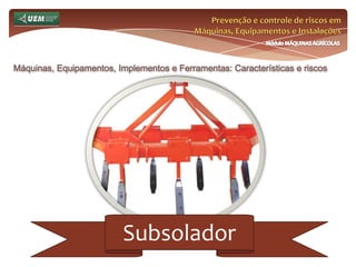 Prevenção e controle de riscos em Máquinas, Equipamentos e InstalaçõesMódulo MÁQUINAS AGRÍCOLASOnde e como se insere o EST no meio rural? Análise da NR 31 e seus dispositivos:31.20 Medidas de Proteção Pessoal 31.20.1 É obrigatório o fornecimento aos trabalhadores, gratuitamente, de equipamentos de proteção individual (EPI), nas seguintes circunstâncias: a) sempre que as medidas de proteção coletiva forem tecnicamente comprovadas inviáveis ou quando não oferecerem completa proteção contra os riscos decorrentes do trabalho; b) enquanto as medidas de proteção coletiva estiverem sendo implantadas; c) para atender situações de emergência. 