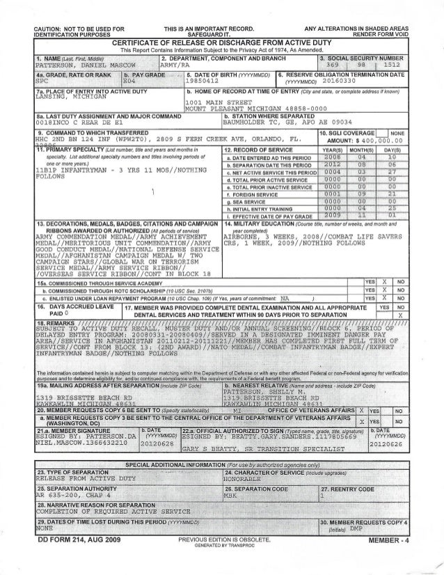 Dd 214