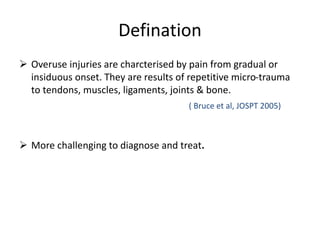 Pathway Overuse Overuse injurues in overhead athletes 3 | PPTX