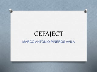 CEFAJECT
MARCO ANTONIO PIÑEROS AVILA
 
