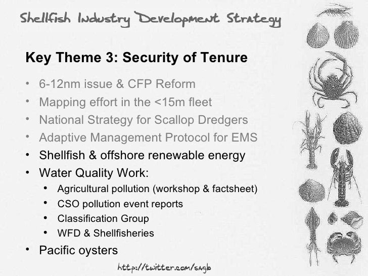 Shellfish in the English Aquaculture strategy