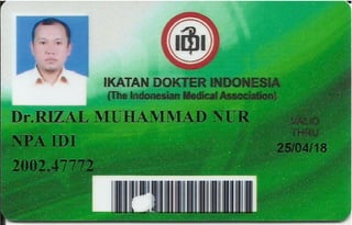 The Indonesian Medical Association Card