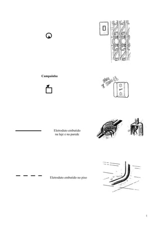 Campainha




      Eletroduto embutido
       na laje e na parede




    Eletroduto embutido no piso




                                  1
 