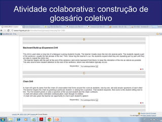 Atividade colaborativa: construção de glossário coletivo 