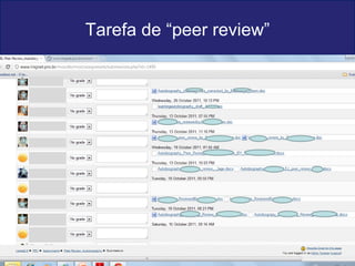 Tarefa de “peer review” 