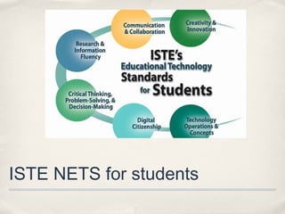 ISTE NETS for students
 
