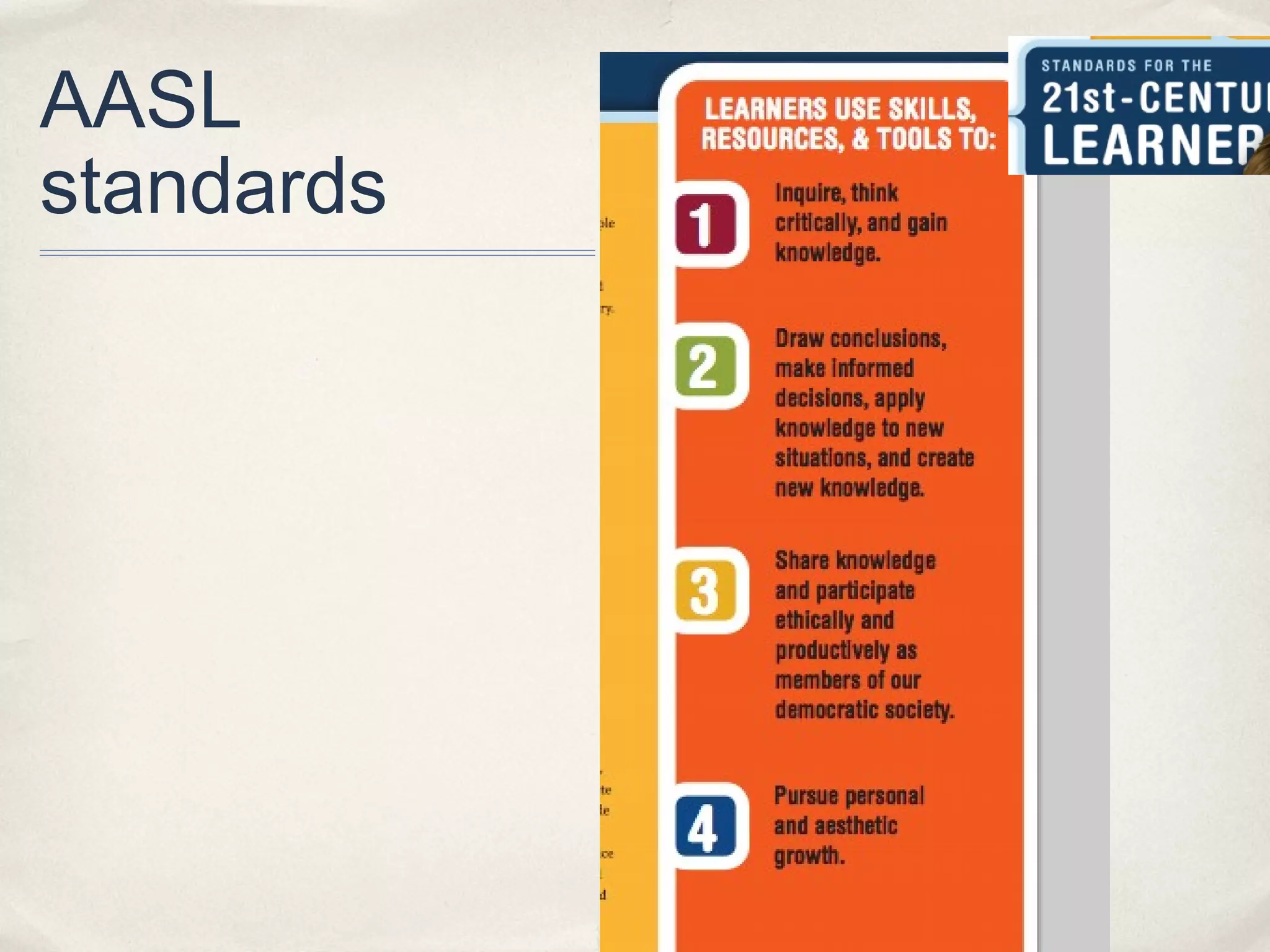 AASL
standards
 