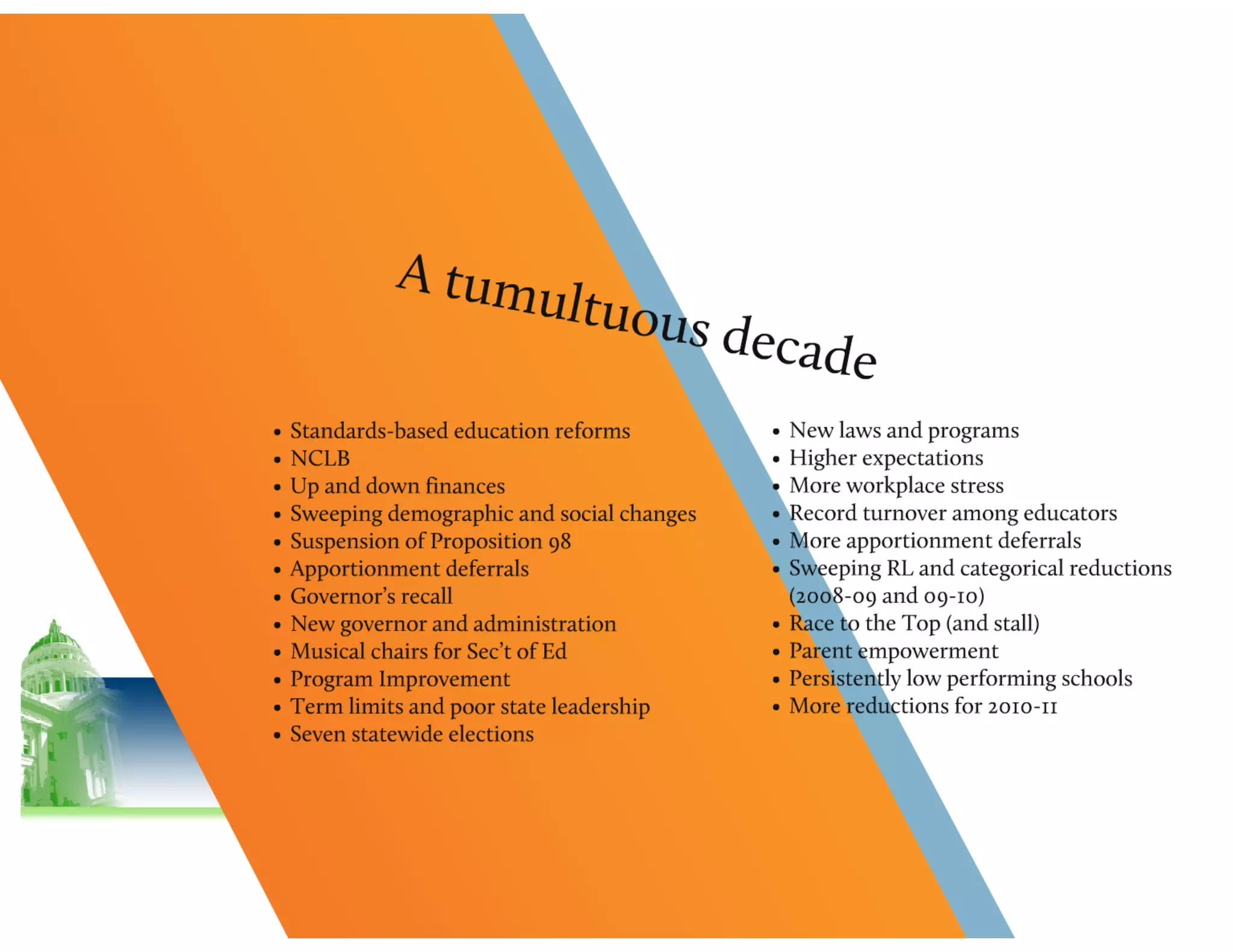 Education's Adjustment to the New Economy 2010 CEFPI