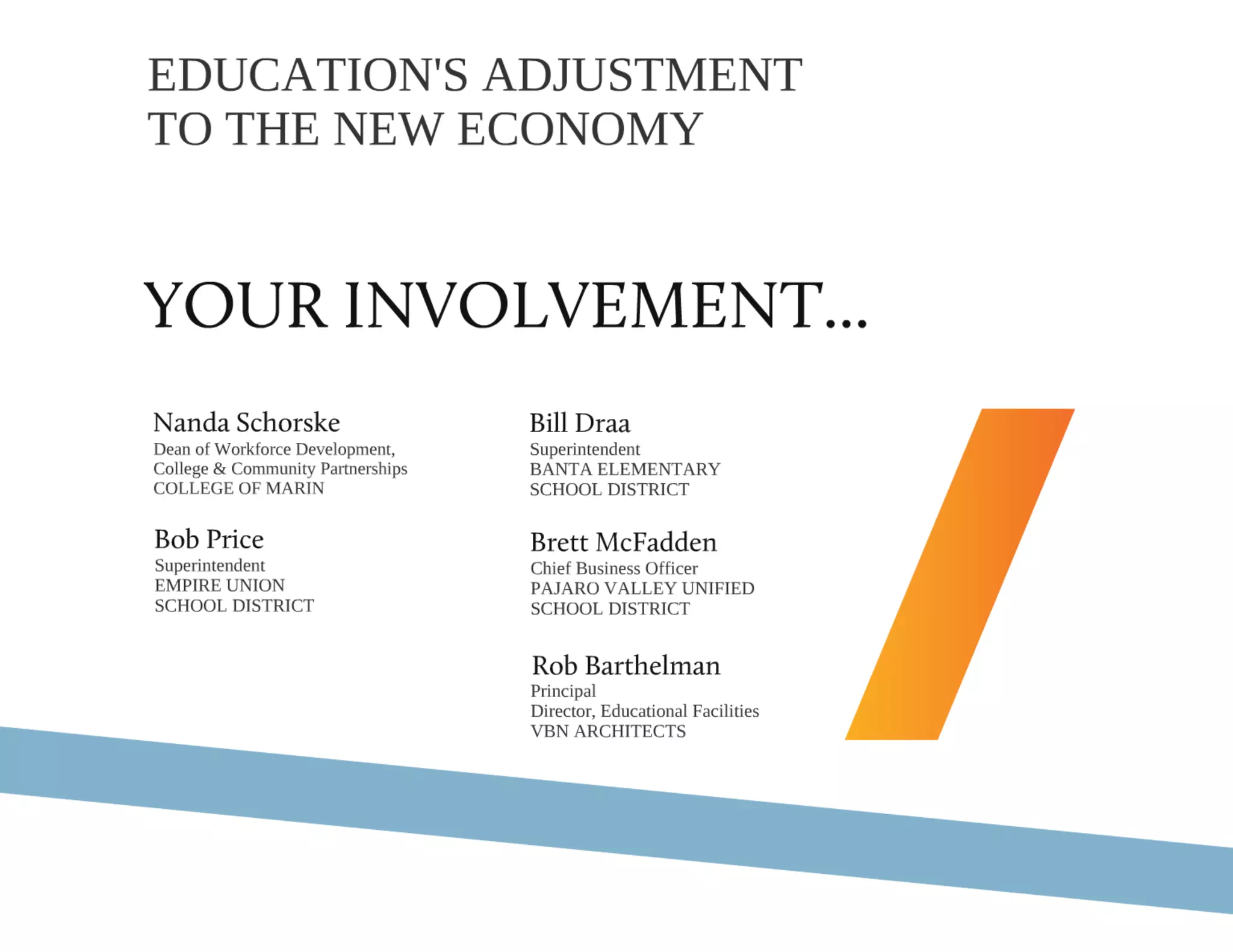 Education's Adjustment to the New Economy 2010 CEFPI
