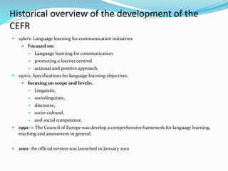 Common European Framework of Reference for Languages | PDF